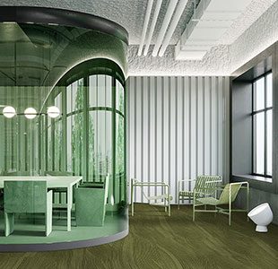 Minera ANDES ضوء أخضر خاتم مكتب الحديثة السجاد والبلاط